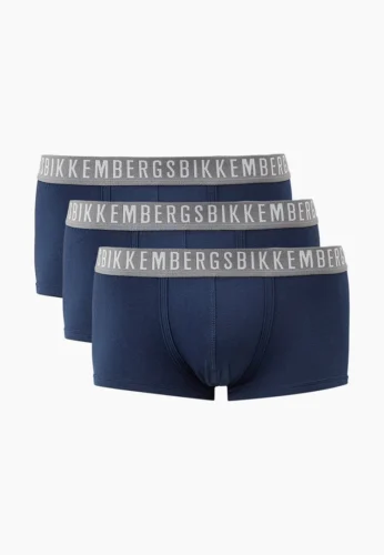 Мъжки Боксери BIKKEMBERGS Classic 3бр. - Тъмносин