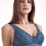 Сутиен Бралет Lormar Wing Fashion - Пауново синьо