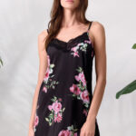 Дамска Сатенена Нощница Lormar Look 2561