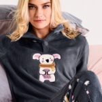 Дамска Пижама от мек полар Infiore Koala 3006