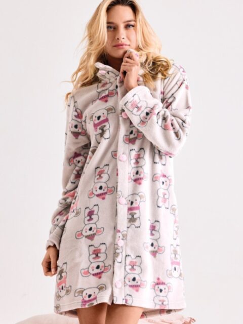 Дамски Поларен Халат Infiore Koala 3007