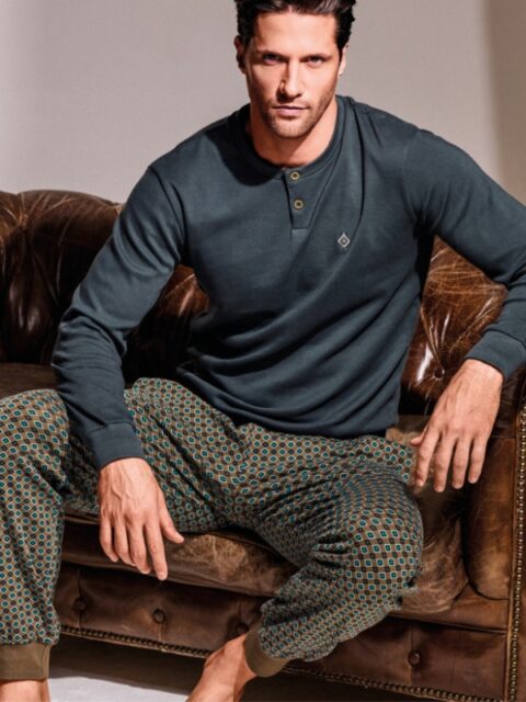 Мъжка Памучна Пижама InfioreUomo Diamant 3628