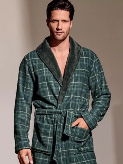 Мъжки Поларен Халат InfioreUomo Mountain 3640