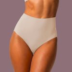 Дамски Безшевни Бикини с Висока Талия Lormar Touch - Екрю