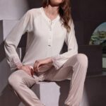 Дамска Пижама с дълъг ръкав Lormar Cocco 4134