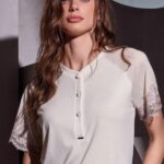 Дамска Пижама с къс ръкав Lormar Cocco 4135