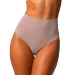 Дамски Безшевни Бикини с Висока Талия Lormar Touch - Кафяв