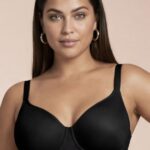 Сутиен със Spacer Чашки на банели Lormar Diva - Черен