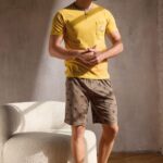 Мъжка Памучна Пижама с къс ръкав InfioreUomo Jogging 4245