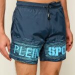 Мъжки Бански тип шорти Plein Sport - Тъмносин