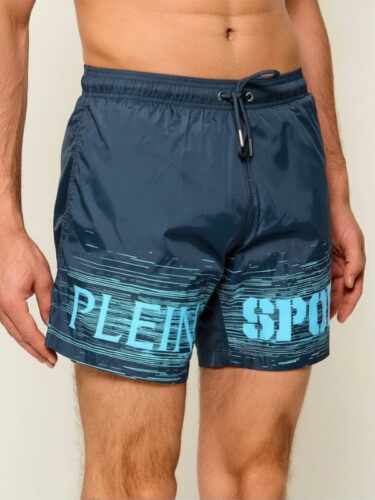 Мъжки Бански тип шорти Plein Sport - Тъмносин