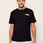 Мъжка Тениска Plein Sport Swim - Черен