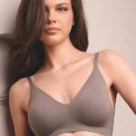 Безшевен Сутиен тип Бралет Lormar Pure - Светлокафяв