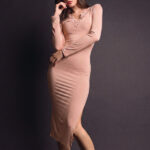 Домашна Рокля Lormar Couture 4386 - Карамел