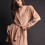 Дамски Халат Lormar Couture 4407 - Карамел